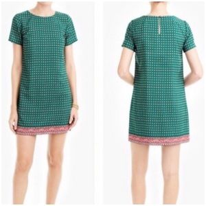 JCrew Floral Print Gallery Shift Dress